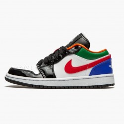 Air Jordan 1 Retro Low "Multi-Color" CZ4776 101 Bílý/Bílý-Hyper Royal AJ1 Jordánské boty