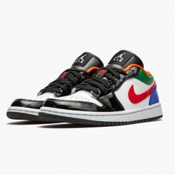 Air Jordan 1 Retro Low "Multi-Color" CZ4776 101 Bílý/Bílý-Hyper Royal AJ1 Jordánské boty
