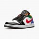 Air Jordan 1 Retro Low Multi-Color CZ4776 101 Bílý/Bílý-Hyper Royal AJ1 Jordánské boty