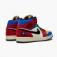 Air Jordan 1 Mid SE Fearless Modrý the Great Multicolor/Multicolor CU2805 100 AJ1 Jordánské boty