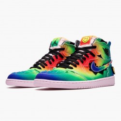 Air Jordan 1 Retro High "J Balvin" Pánské Multi-Color/Černá/Růžový Foam/Mu DC3481 900 AJ1 Jordánské boty