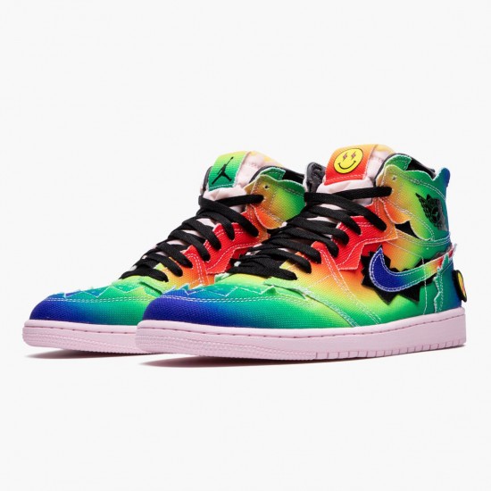 Air Jordan 1 Retro High J Balvin Pánské Multi-Color/Černá/Růžový Foam/Mu DC3481 900 AJ1 Jordánské boty