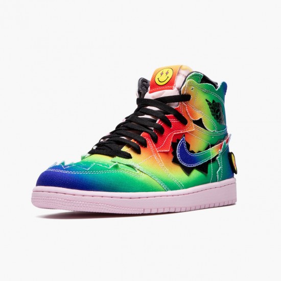 Air Jordan 1 Retro High J Balvin Pánské Multi-Color/Černá/Růžový Foam/Mu DC3481 900 AJ1 Jordánské boty
