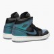 Nike Air Jordan 1 Mid Iridescent Černá Černá/Pale Ivory-Multi-Color BQ6472 009 AJ1 Jordánské boty