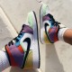 Nike Air Jordan 1 Mid SE Multicolor Bílý/Černá/Lightbulb/Team Ora CW1140 100 AJ1 Tenisky