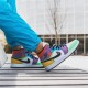 Nike Air Jordan 1 Mid SE Multicolor Bílý/Černá/Lightbulb/Team Ora CW1140 100 AJ1 Tenisky