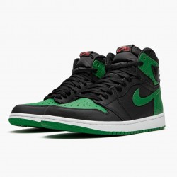 Nike Air Jordan 1 Retro High "Pine Zelená" Černá/Bílý-Pine Zelená/Gym Červené 555088 030 AF1 Tenisky