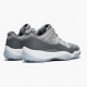 Air Jordan 11 Low Cool Šedá 528895 003 Medium Šedá/Bílý-Gunsmoke AJ11 Černá Jordánské boty