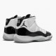 Air Jordan 11 Retro Concord 2018 378038 100 Bílý Černá-Concord AJ11 Černá Jordánské boty