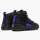 Air Jordan 12 Retro Dark Concord Pánské AJ12 CT8013 005 Černá/Černá-Dark Concord Jordánské boty
