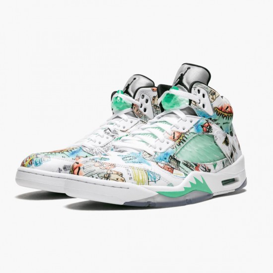 Air Jordan 5 Retro Wings Multi Color/Multi Color AV2405 900 AJ5 Jordánské boty